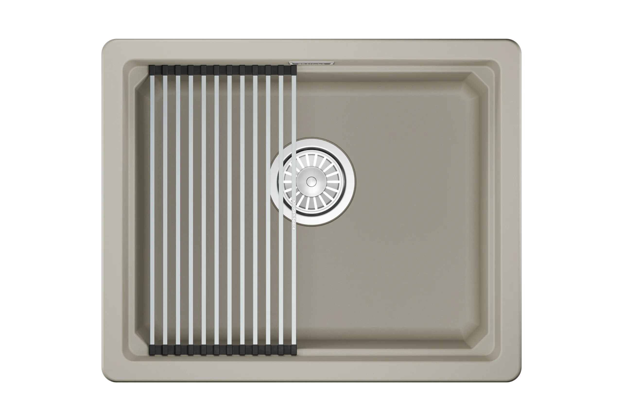5501iU, КРЕМАН, кухонная мойка, кварц KITCHEN SPACE