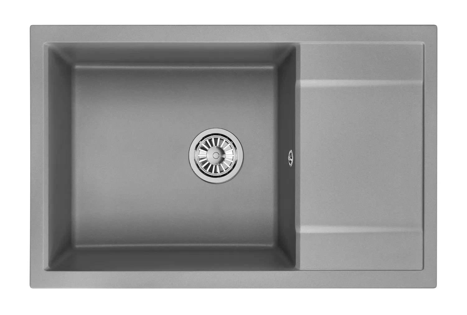 7805, АЛЮМИНИУМ, кухонная мойка, кварц