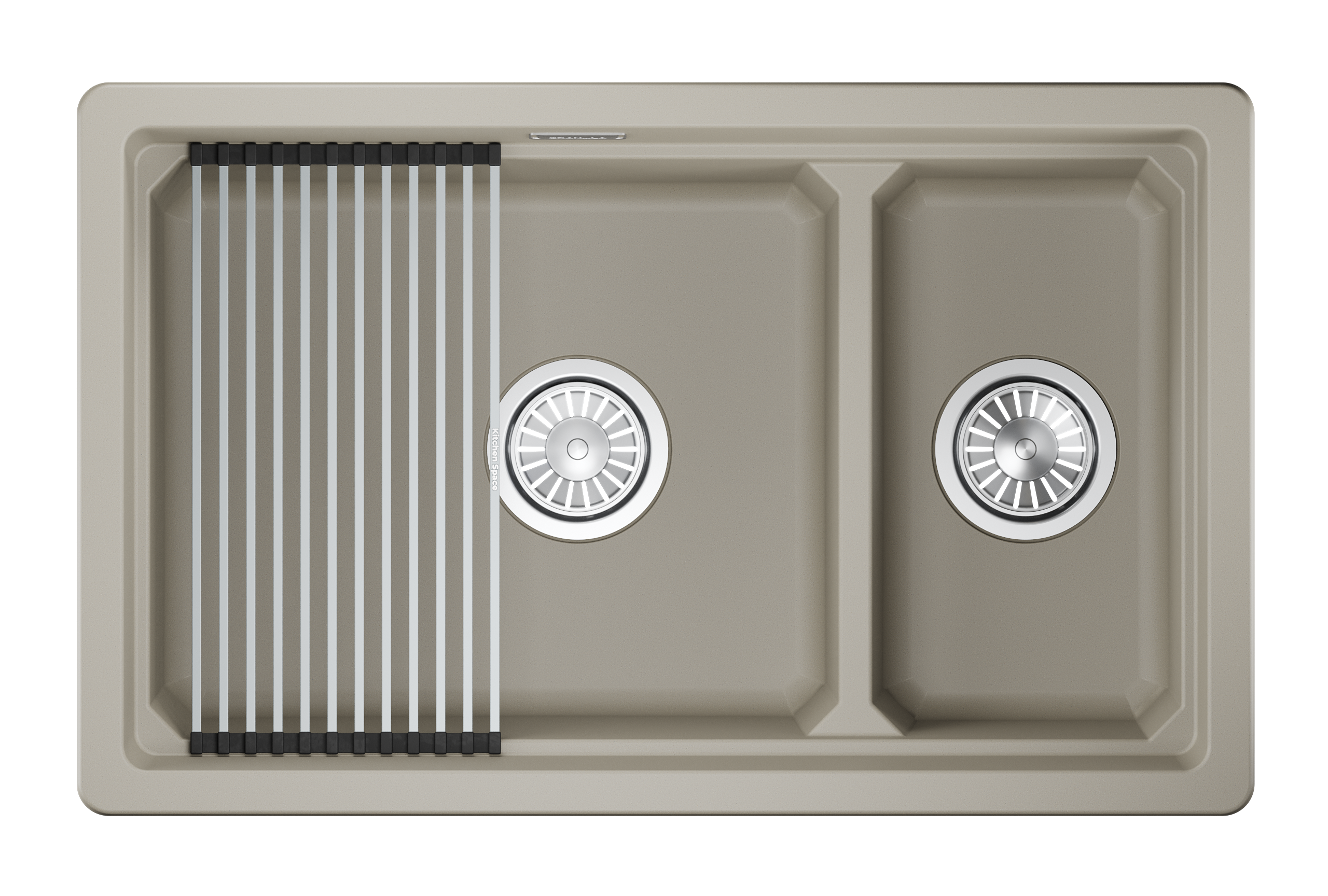 7304iU, КРЕМАН, кухонная мойка, кварц KITCHEN SPACE